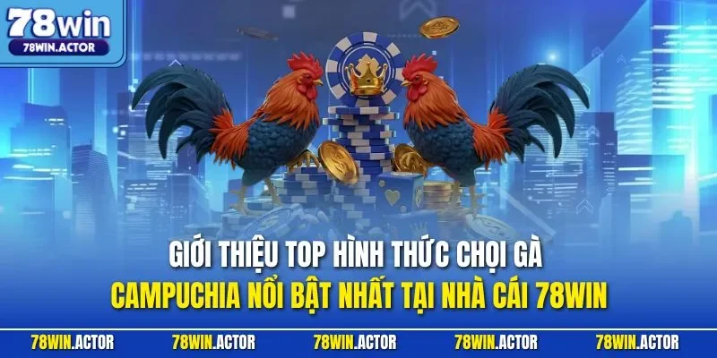 Giới thiệu top hình thức chọi gà Campuchia nổi bật nhất tại nhà cái 78WIN